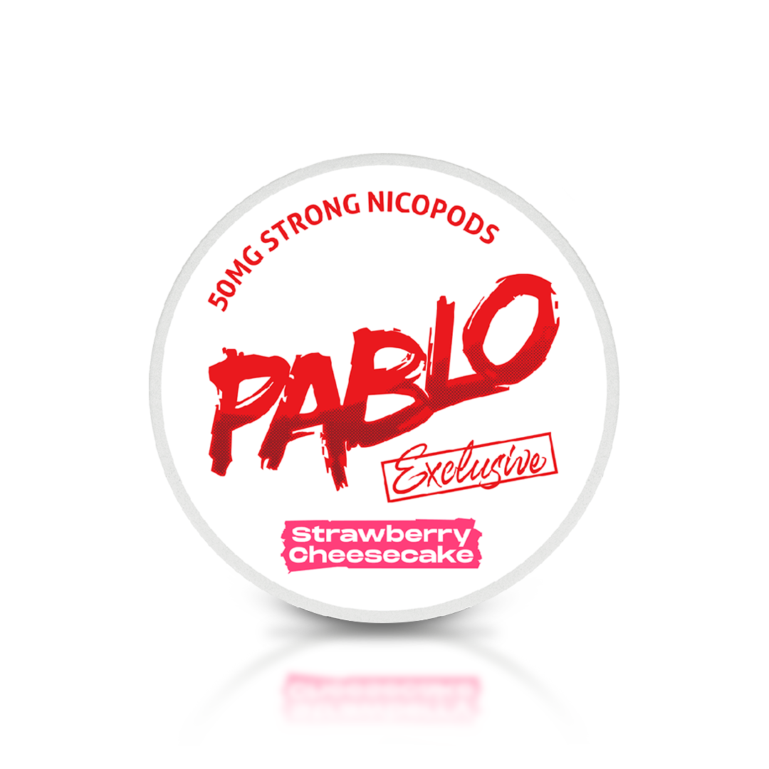 Pablo exclusive strawberry cheesecake 50mg nicotine pouche
