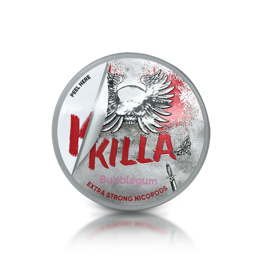 Killa exclusive bubblegum 16mg nicotine pouche