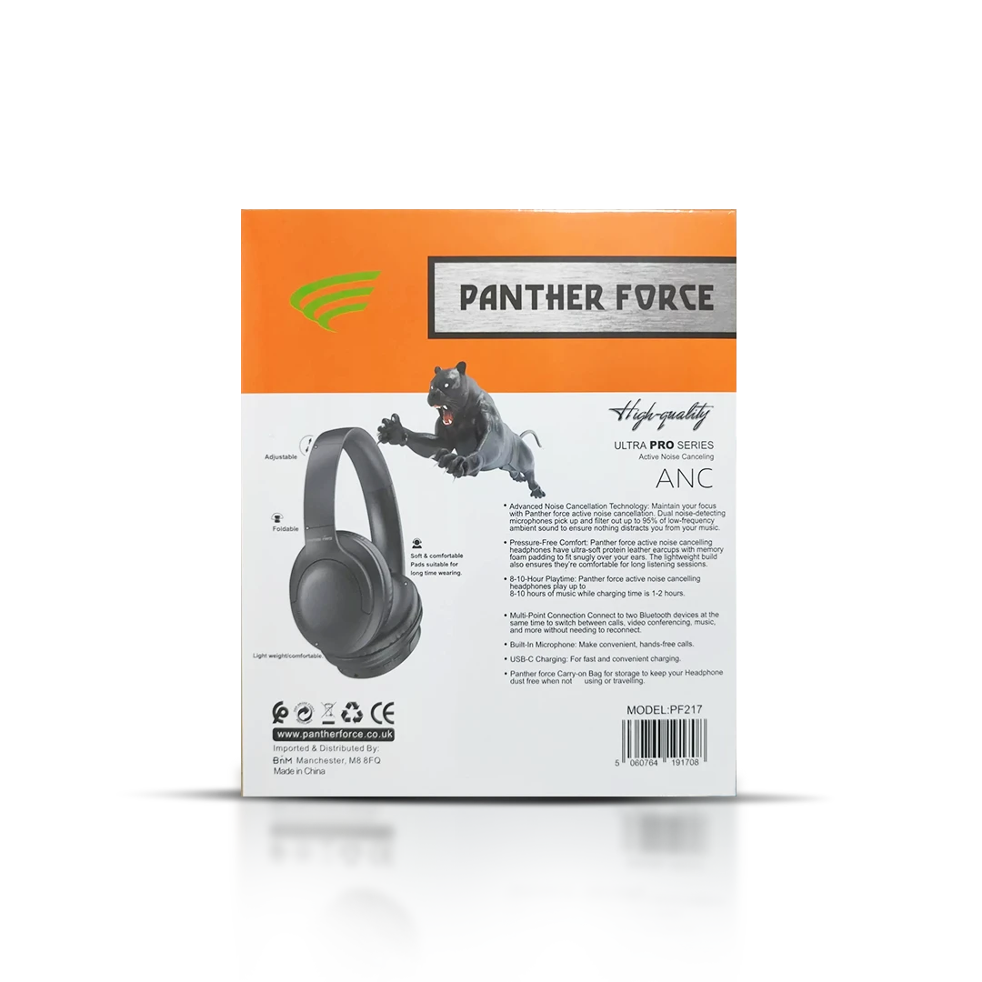 Wireless bluetooth active noise canceling headphone | Experience pure sound with ANC technology – No noise, just music!