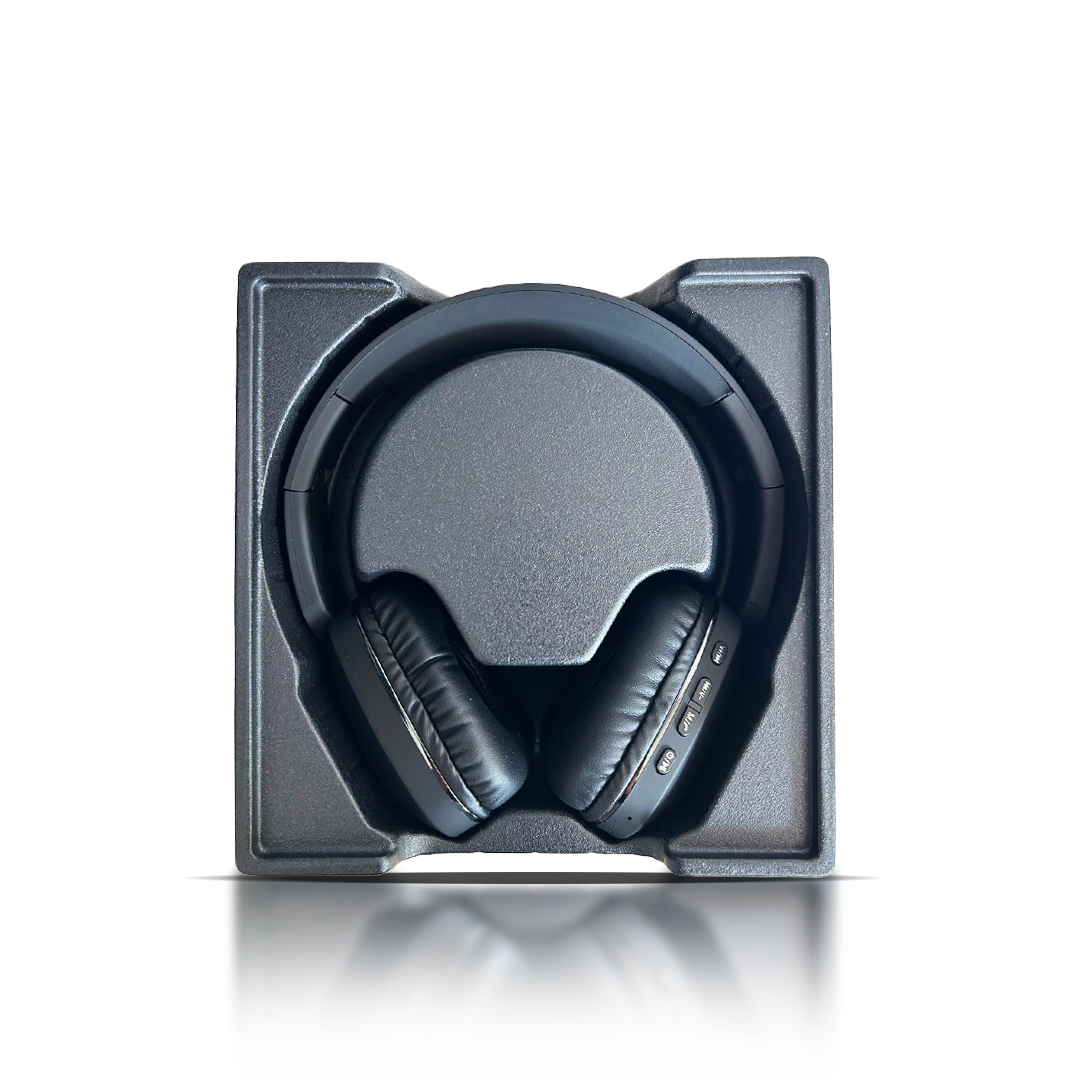 Stereo headphones with LED – wired over-ear headset