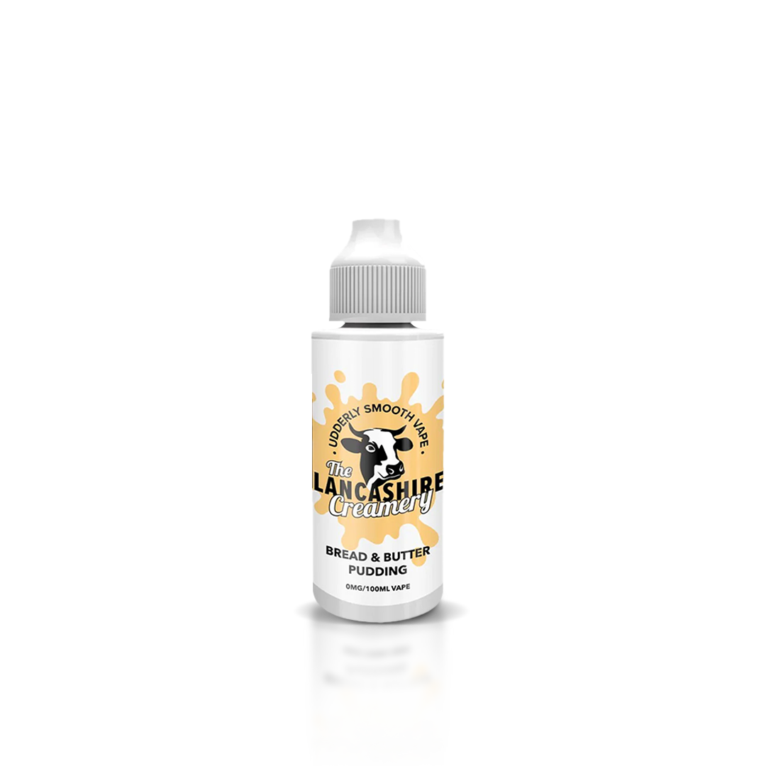 The lancashire creamery 100ml 70VG/30PG shortfill e-liquid