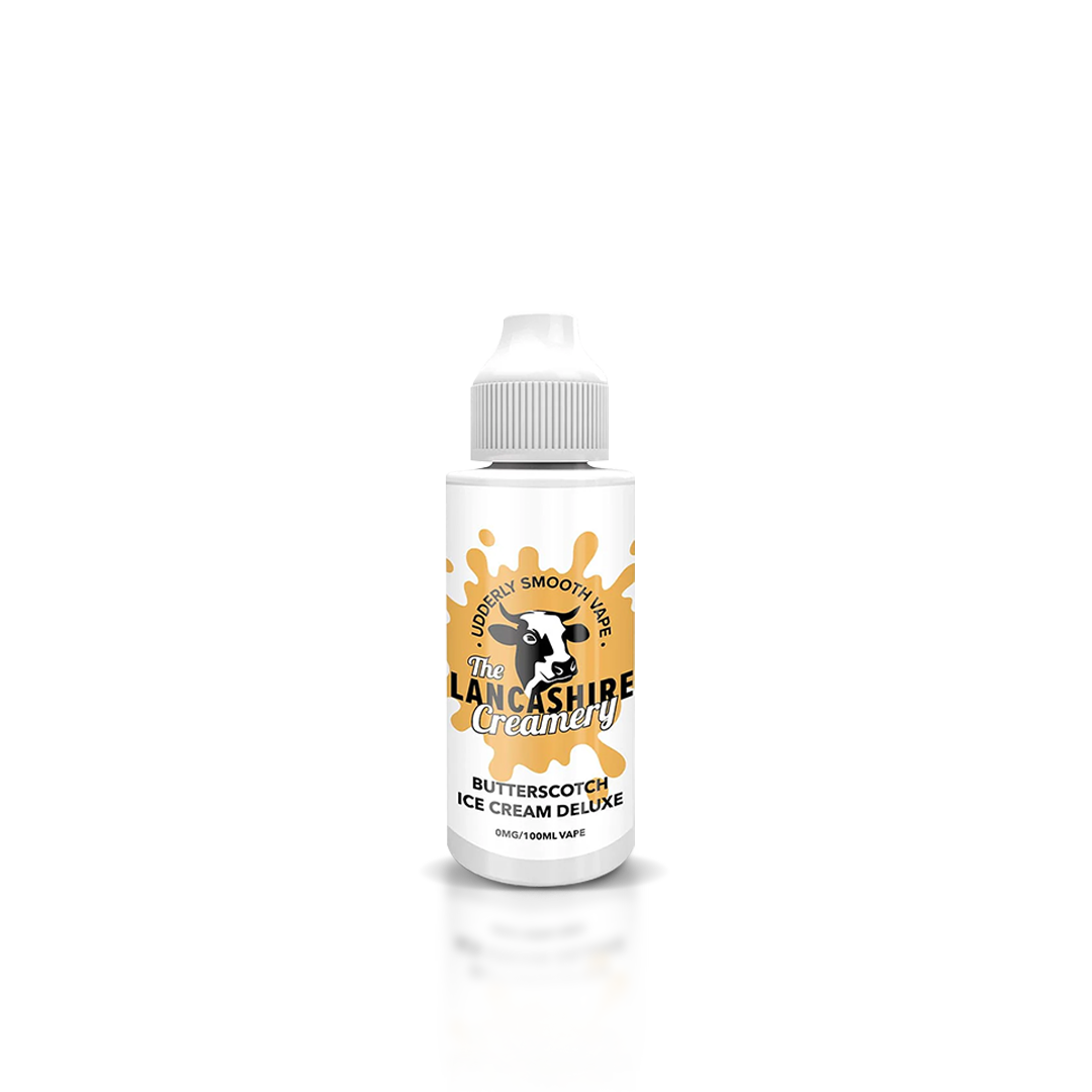 The lancashire creamery 100ml 70VG/30PG shortfill e-liquid