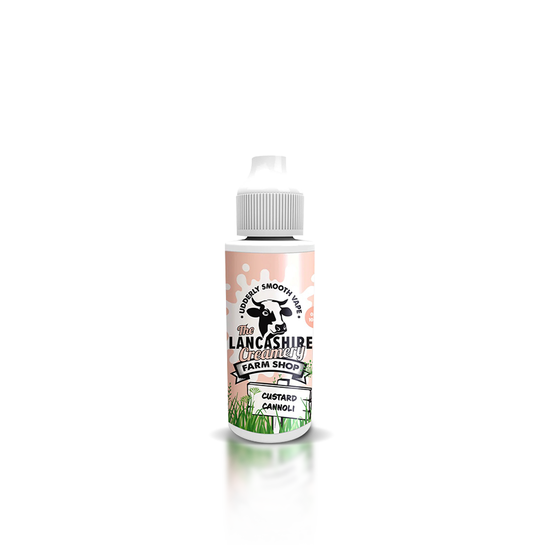 The lancashire creamery 100ml 70VG/30PG shortfill e-liquid