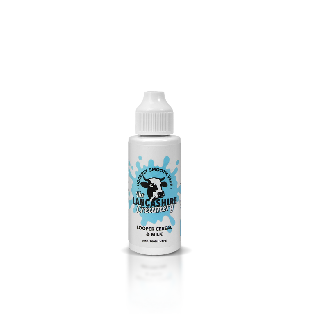 The lancashire creamery 100ml 70VG/30PG shortfill e-liquid