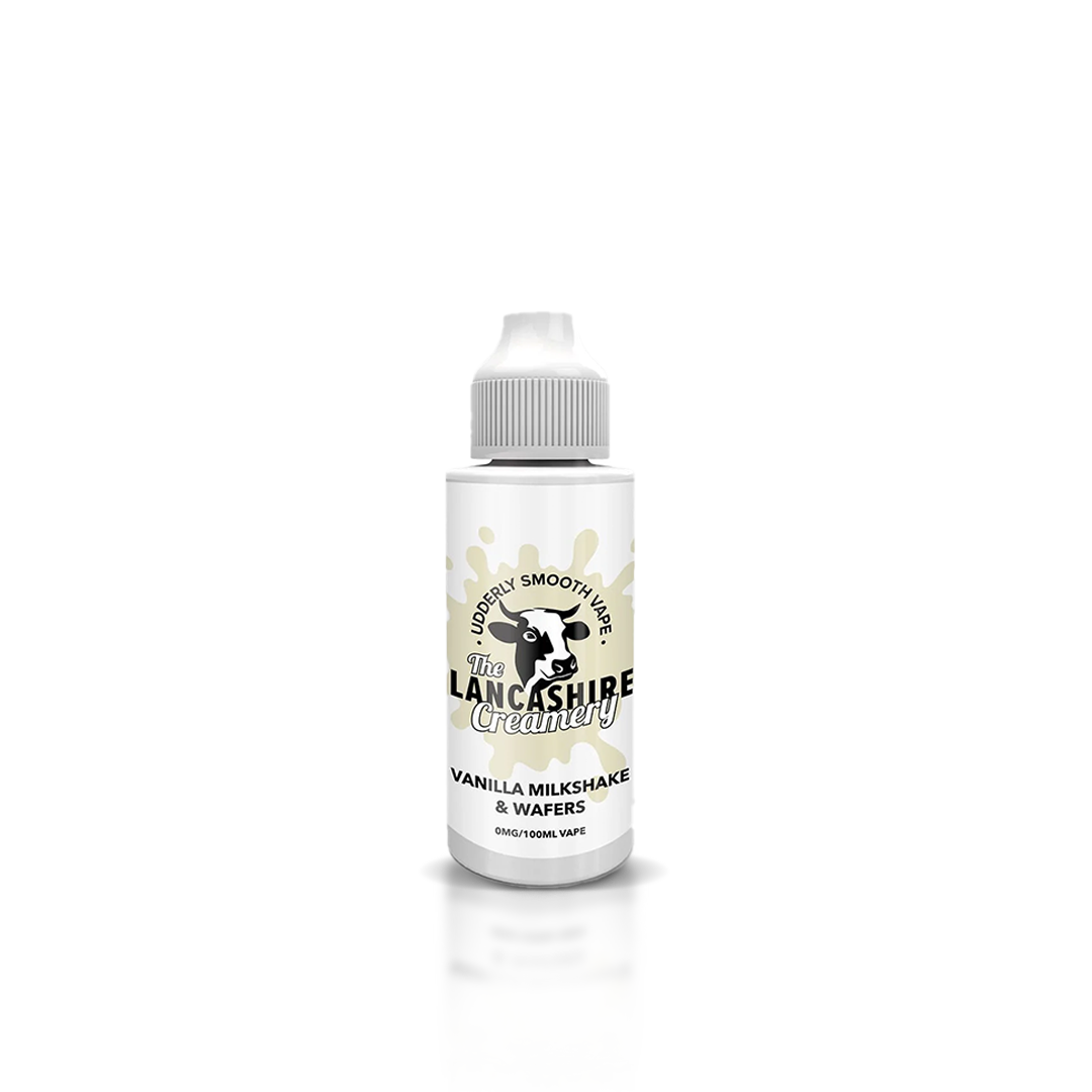 The lancashire creamery 100ml 70VG/30PG shortfill e-liquid
