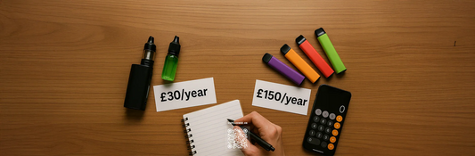 Refillable vapes vs disposables: Cost comparison for UK users