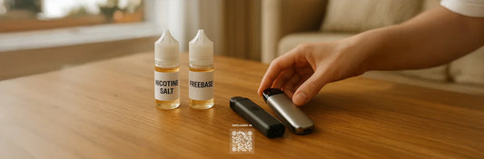 Nicotine salts vs freebase e-liquids: Choosing the right vape juice