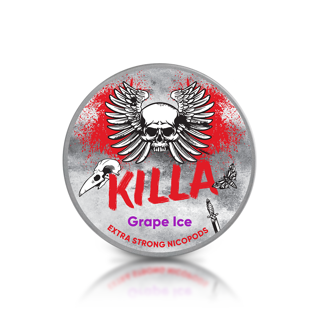 Killa exclusive grape ice 16mg nicotine pouche