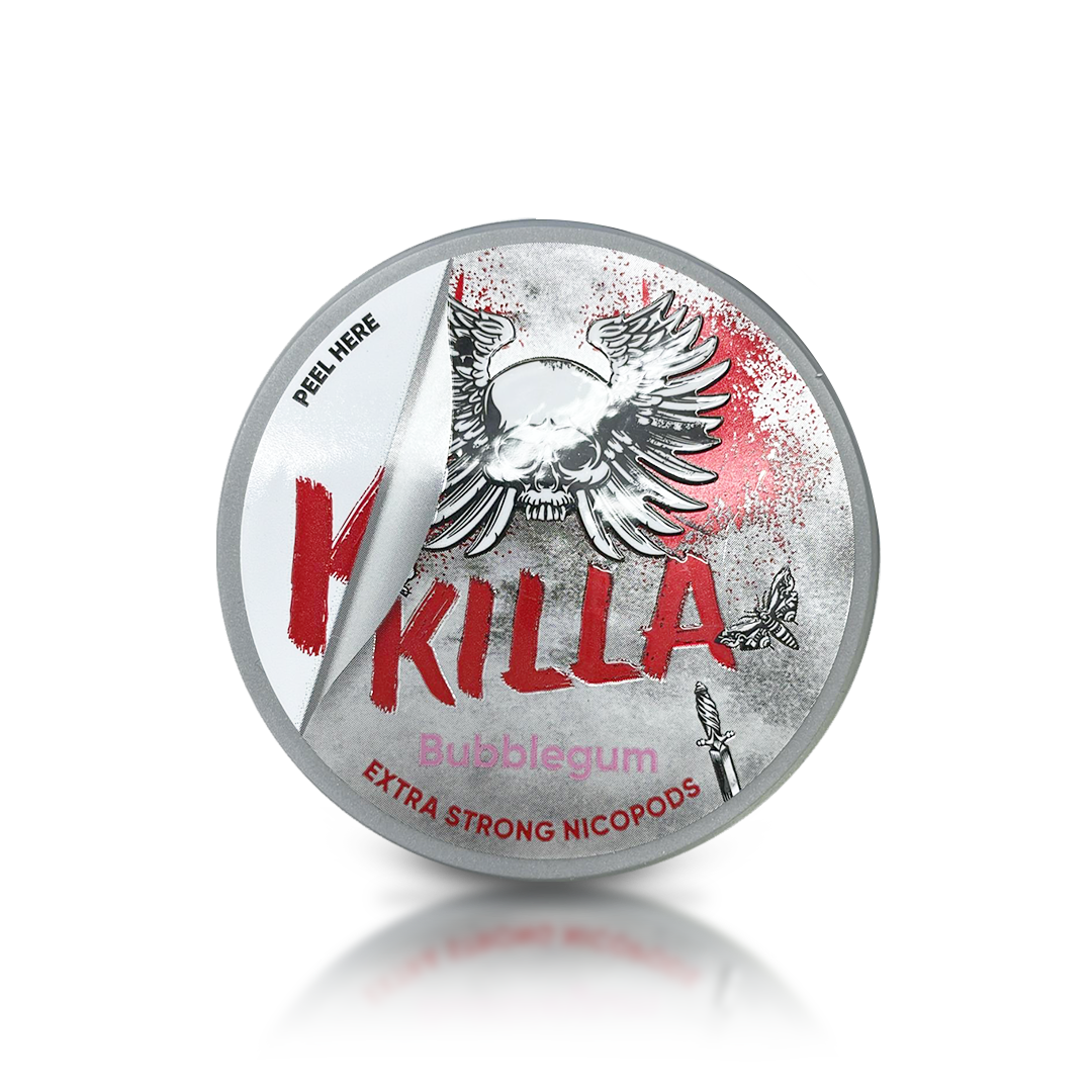 Killa exclusive bubblegum 16mg nicotine pouche