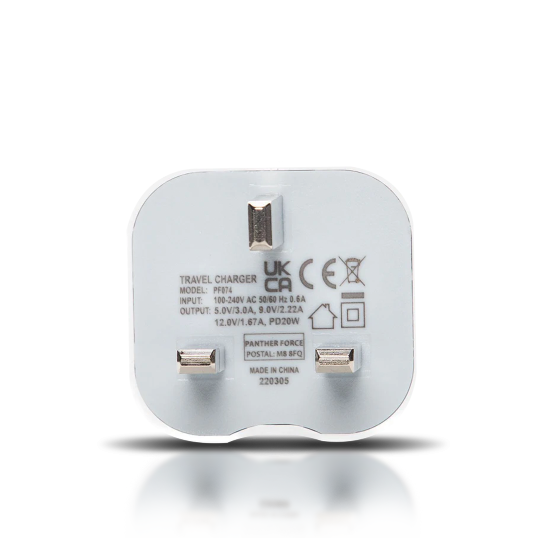 20W Type-C main plug | fast, reliable charging