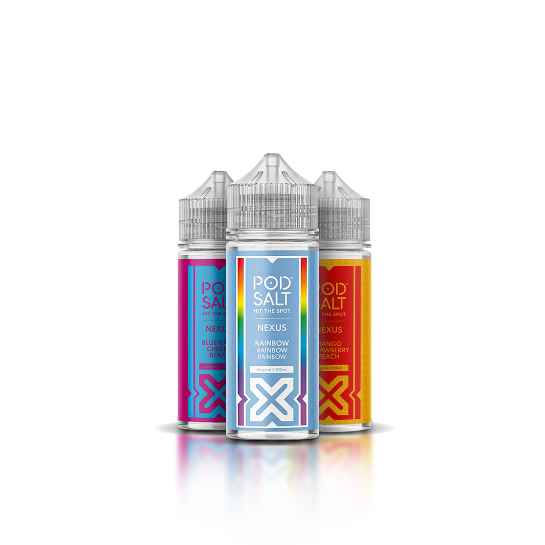 Pod Salt Nexus 100ml 70VG/30PG shortfill e-liquid