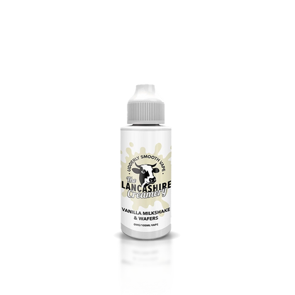 The lancashire creamery 100ml 70VG/30PG shortfill e-liquid